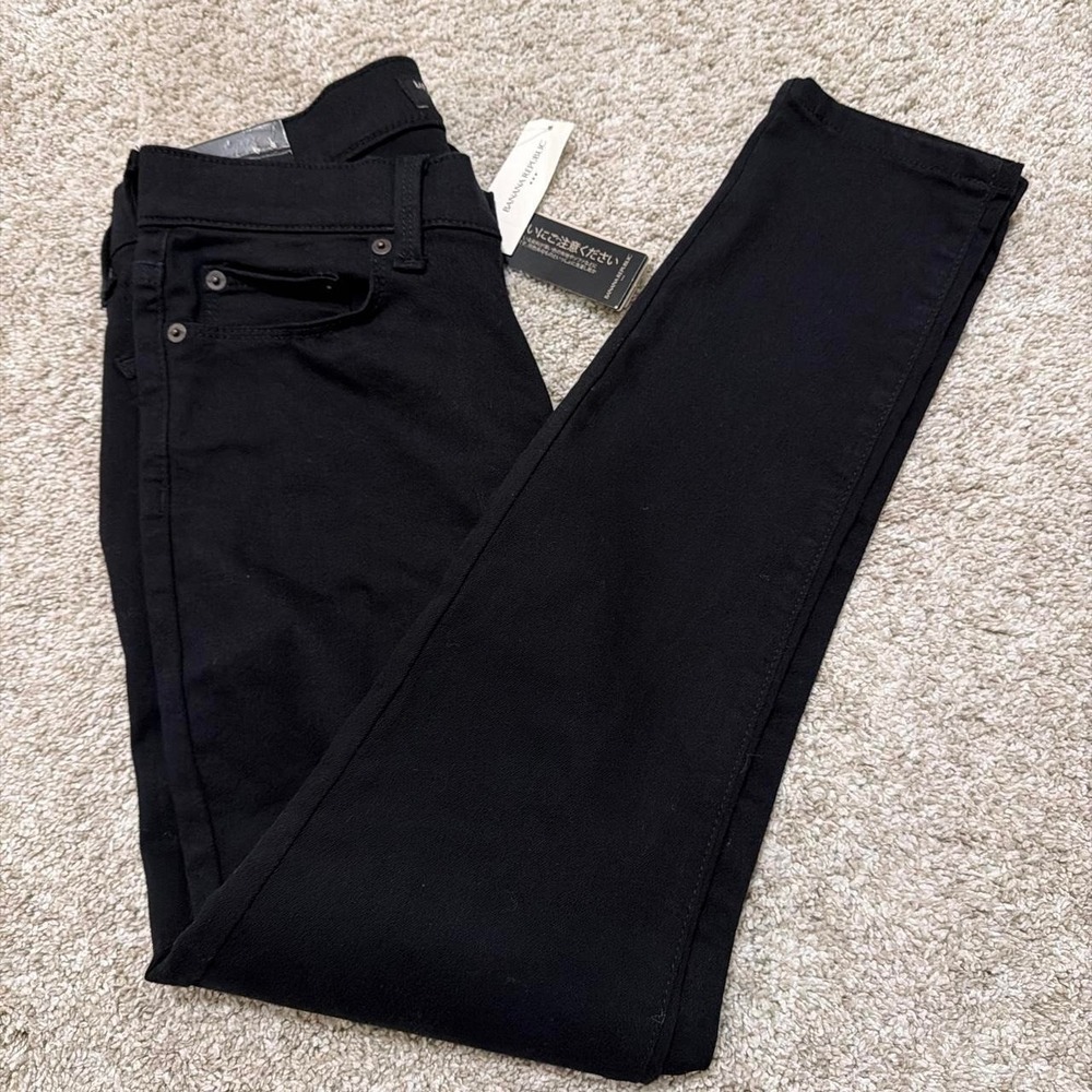 NWT Banana Republic Skinny Fit Jeans | Black | 28x27